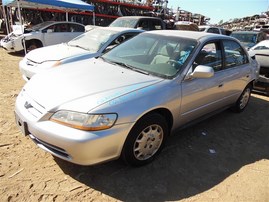 2002 HONDA ACCORD LX 4DOOR SILVER 2.3 AT A20236